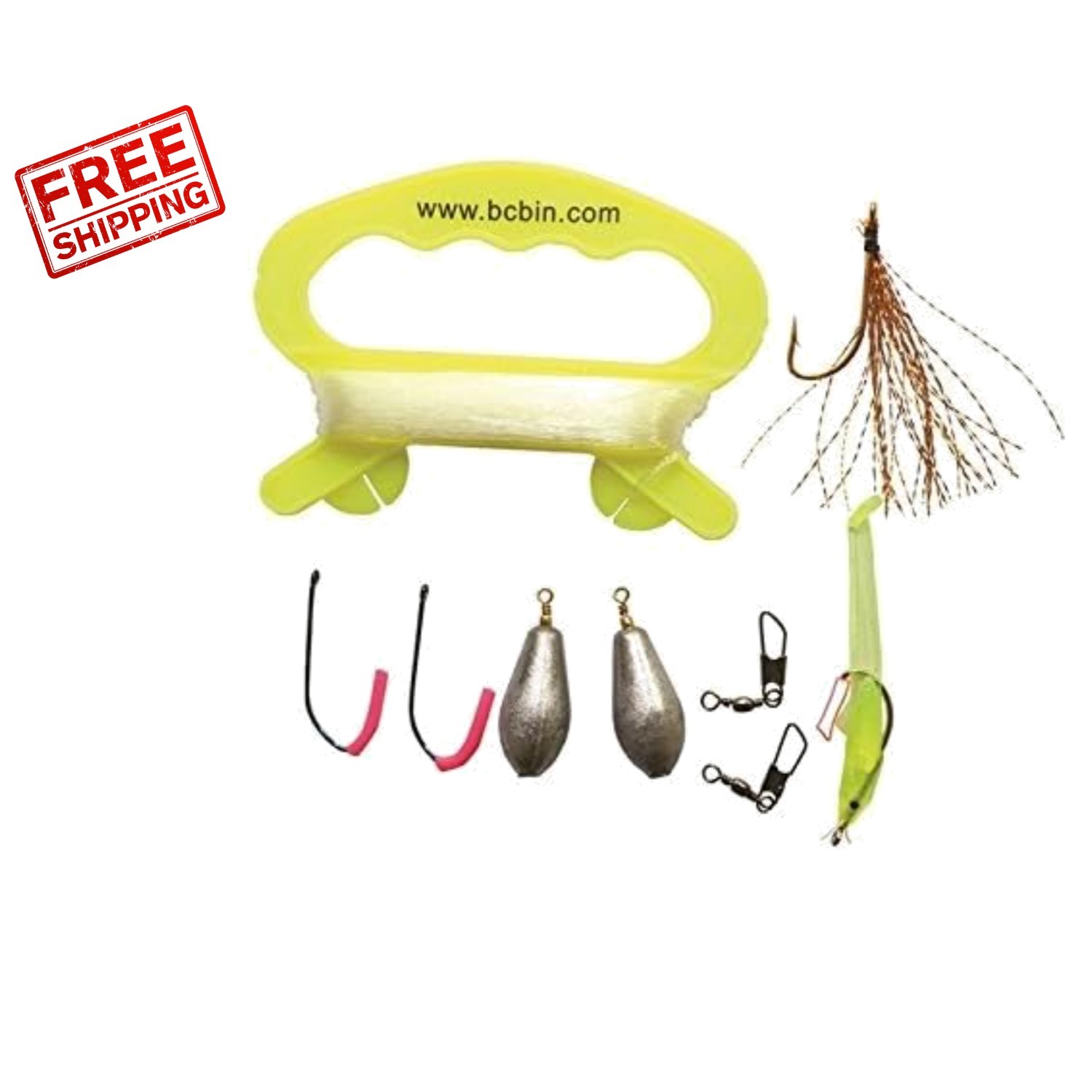 Lightweight Fishing Kit with Line Winder – Ideal for Camp and Emergency Use
