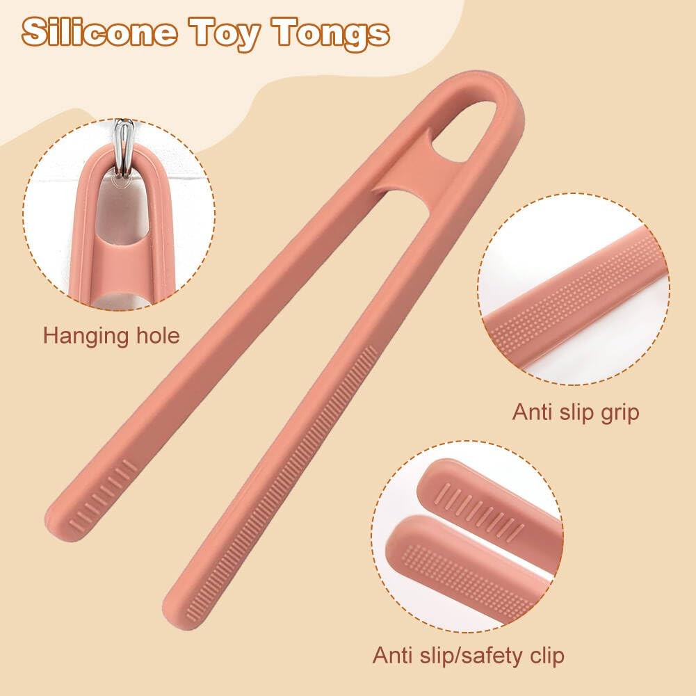 Kids Tweezers Children, 3Pcs Silicone Tweezers Colorful Children Tweezers for Ki…