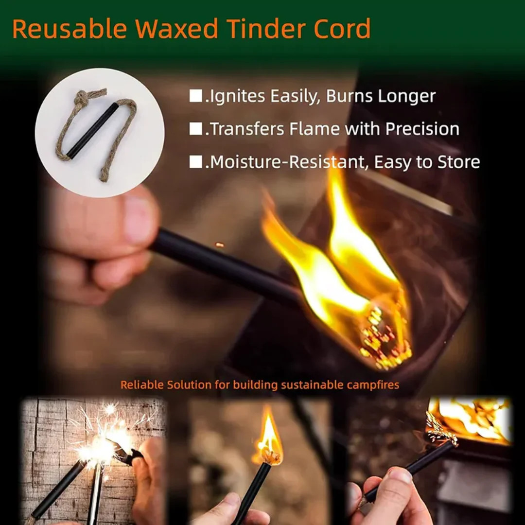 Compact Survival Fire Starter Kit – All‑in‑One Ignition and Cooking