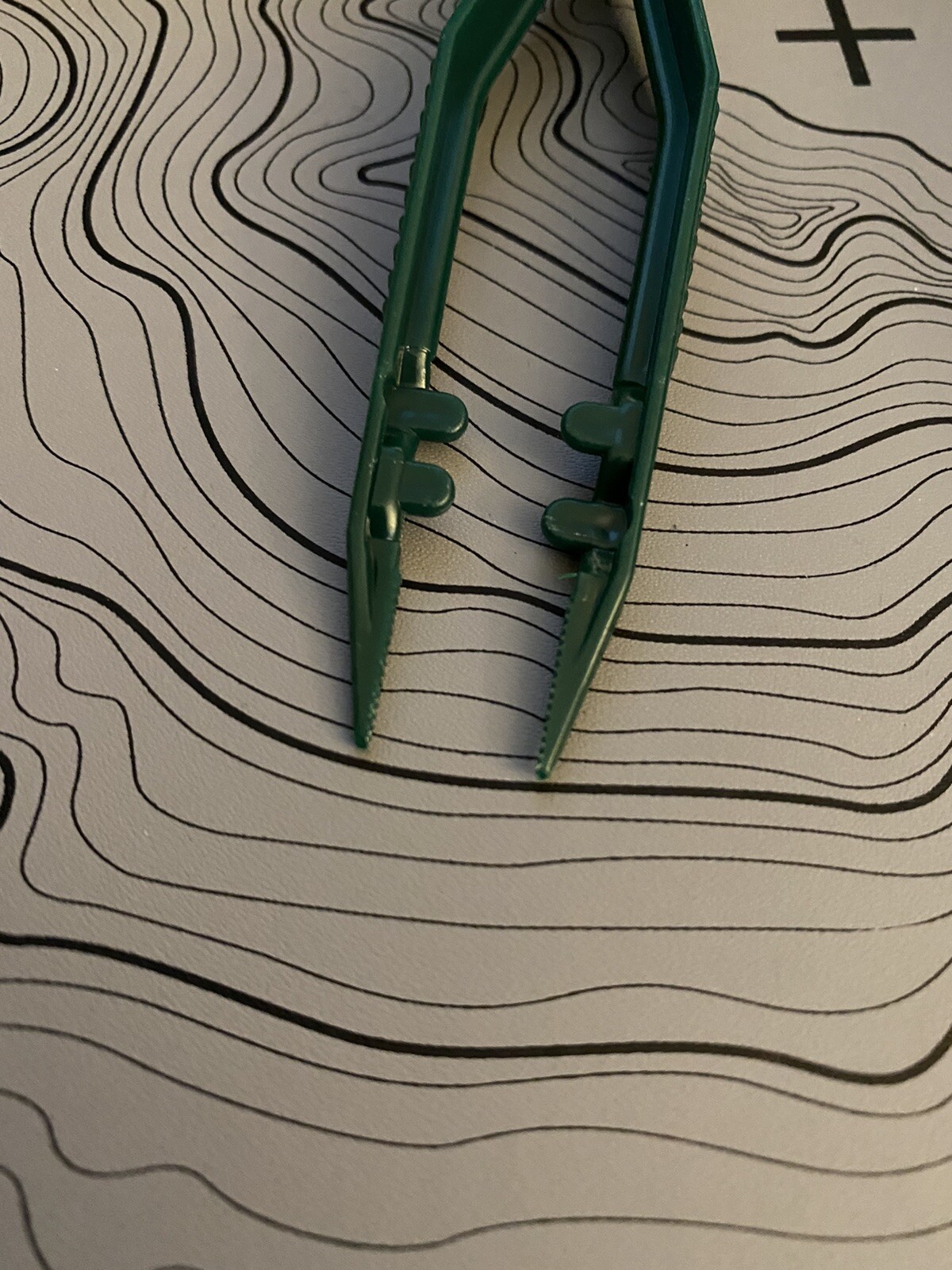 CountyComm Composite Resin Disposable Tweezers Green First Aid Edc Pdw Tad