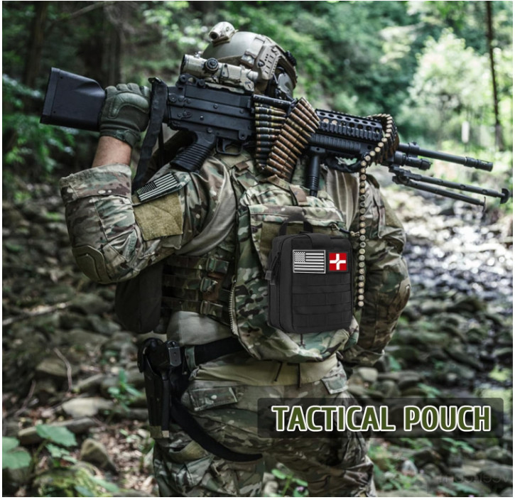 Emergency Survival Kit Bag First Aid Bug out Tactical Prepper Kit 170 Pcs Bag