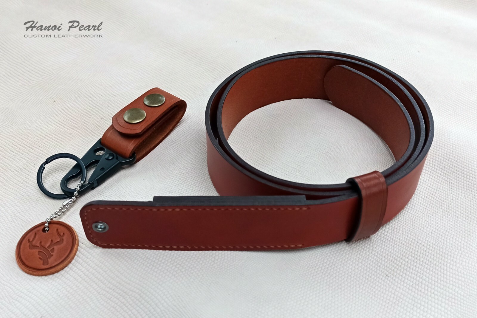 Bowen Replacement Belt | Custom Leather Belt with Sheath
