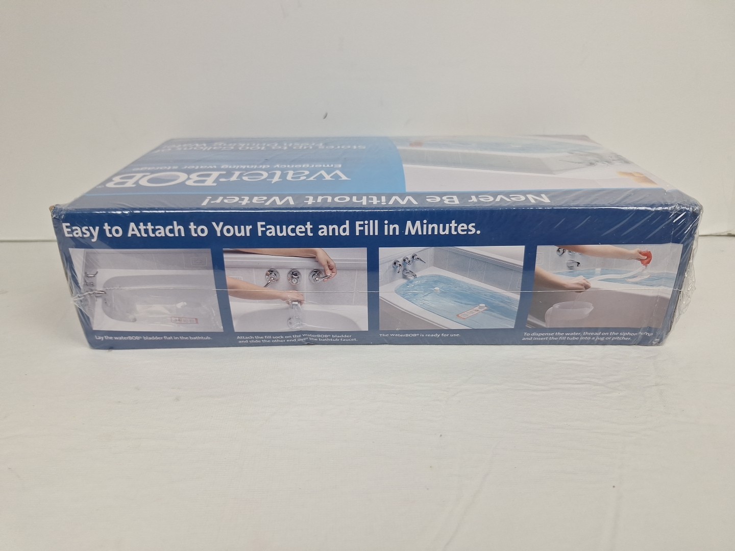 New WaterBOB Emergency 100-Gallon Drinking Water Storage Survival Kit Sealed