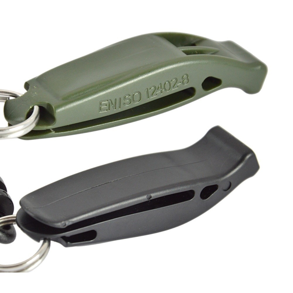 Camping Hiking Survival Whistle with Secure Lanyard Opening for Easy Carry