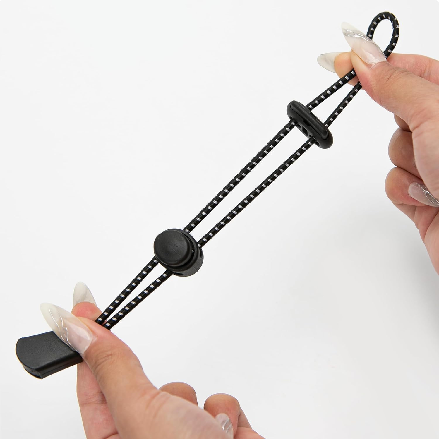 Adjustable Bungee Straps for Climbing Sticks and Trekking Poles – 4 Pack