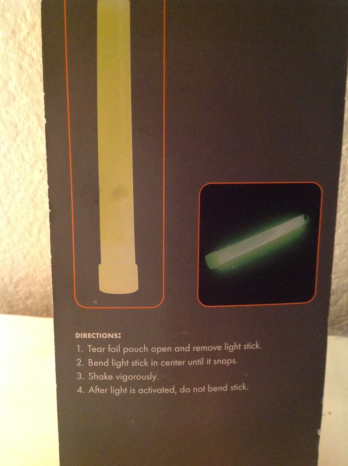 UTL – See-Me Light Stick 2 Pack Yellow Green Signal Device for Emergency – NIB