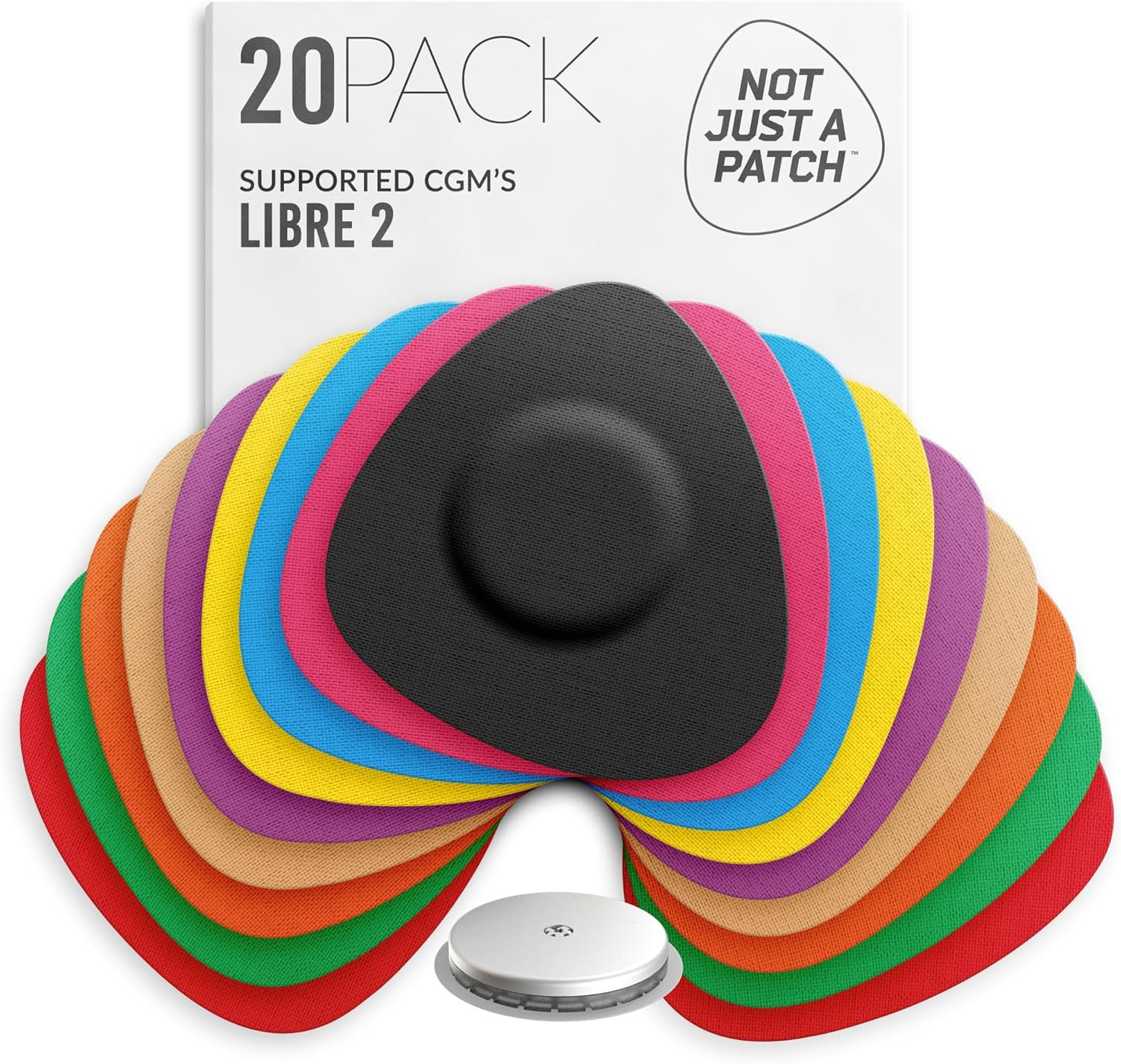 Freestyle Libre 2 Sensor Covers (20 Pack) Lingo CGM Patches for Freestyle Libre