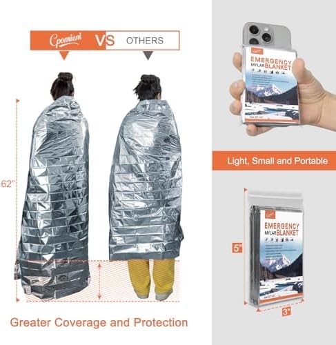 Emergency Thermal Blankets for Survival and Outdoors
