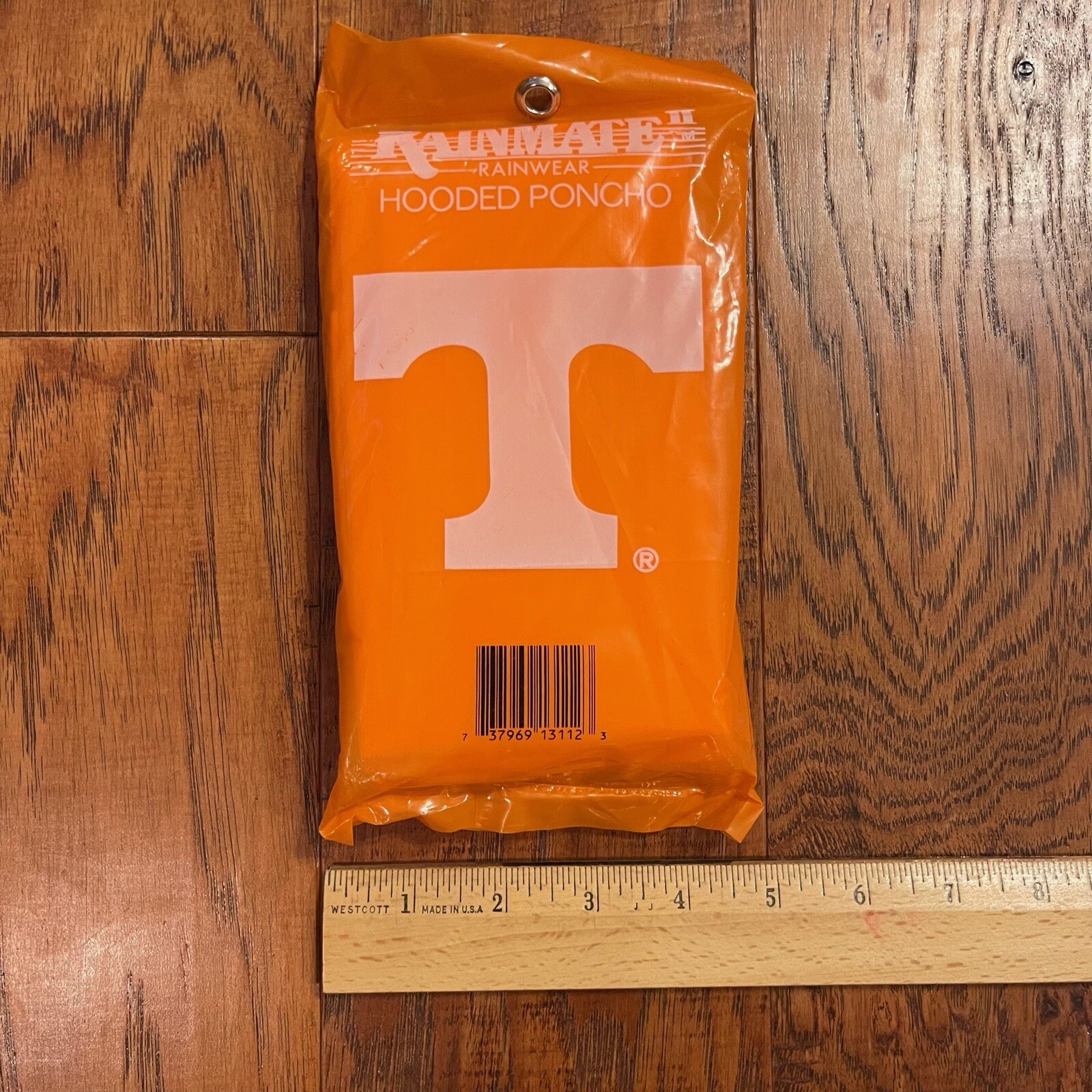 Coleman Orange Disposable Emergency Ponchos one size NEW Tennessee Vols Football