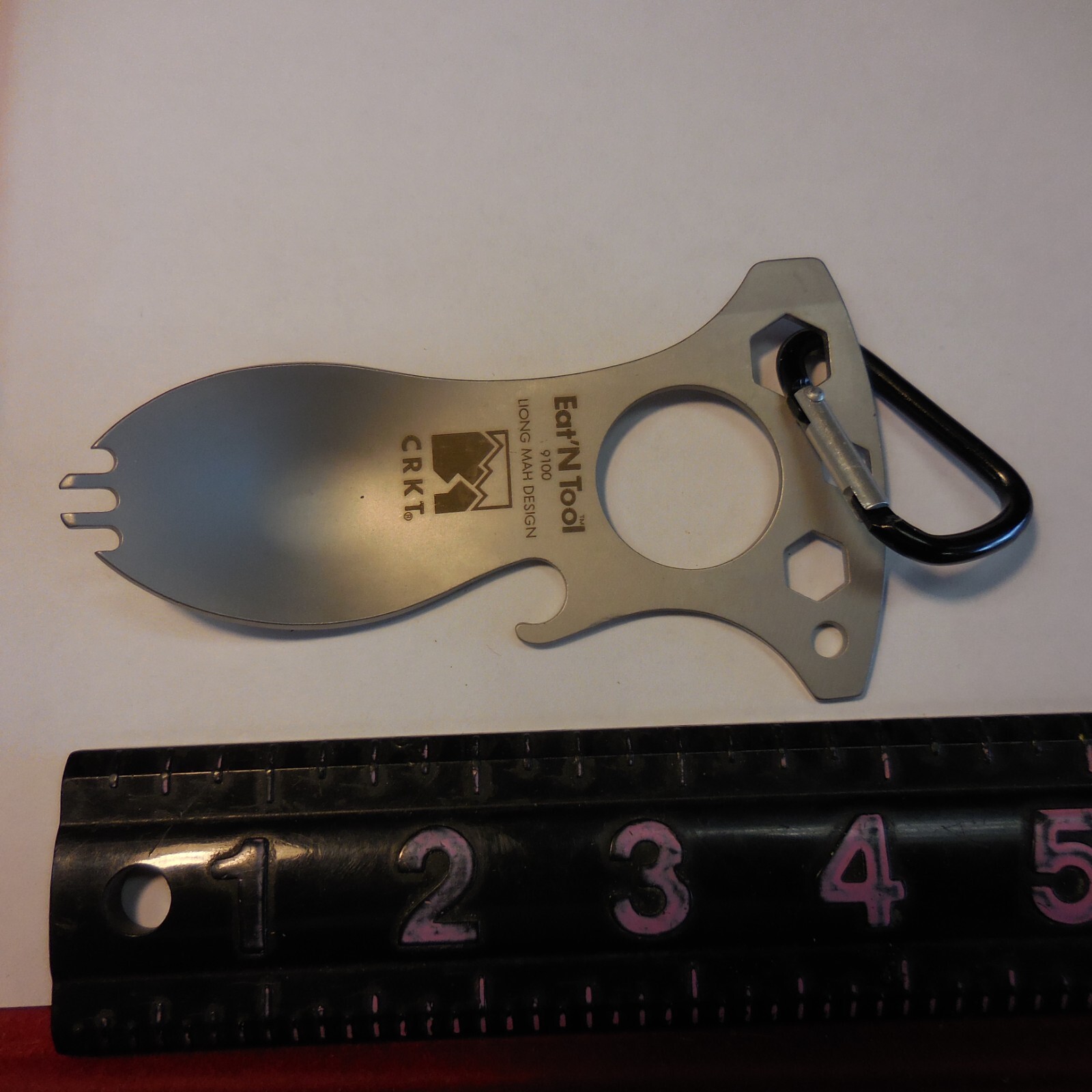 CRKT – Eat N Tool – Stainless Steel Camping Utensil – NEW–#MB & EP
