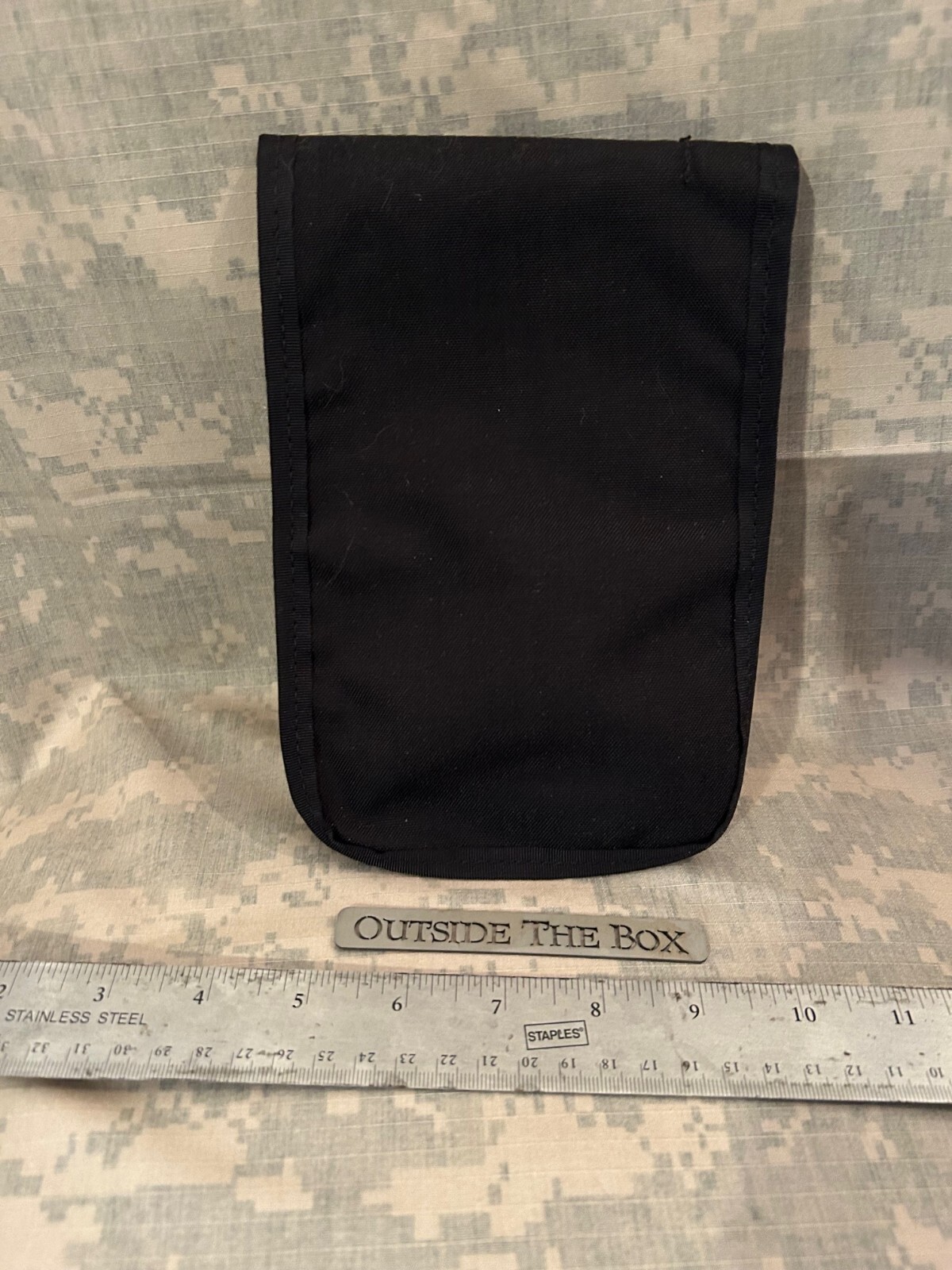Raine Inc – “NATO Field Message Binder” 4.5″x7″ Notebook, BLACK Nylon