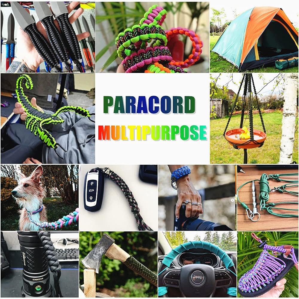 WEREWOLVES 16 Colors Paracord Cord, 550 Bracelet 16 Colors-Sunlight