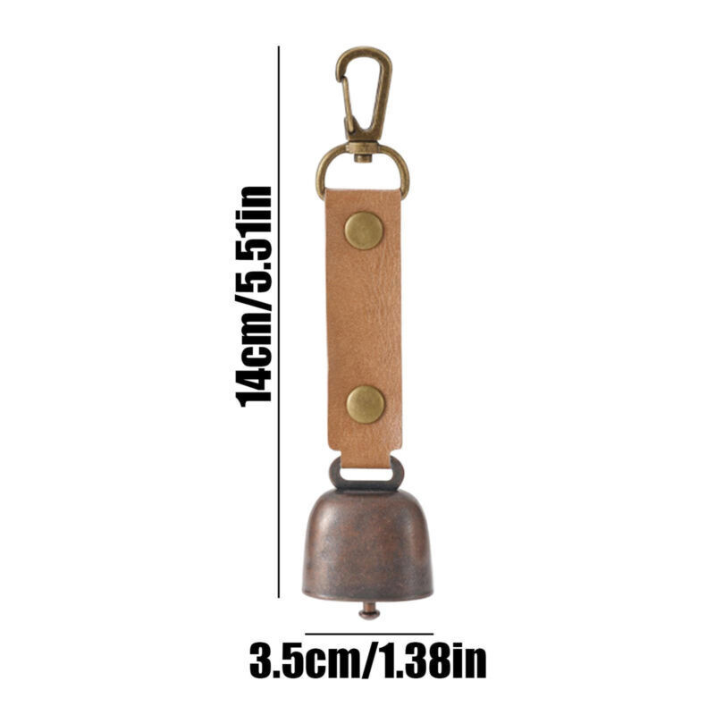 Bear Bell Hiking Adventure Loud Hiking Bell Safety Protection Bell w/ Carabiner