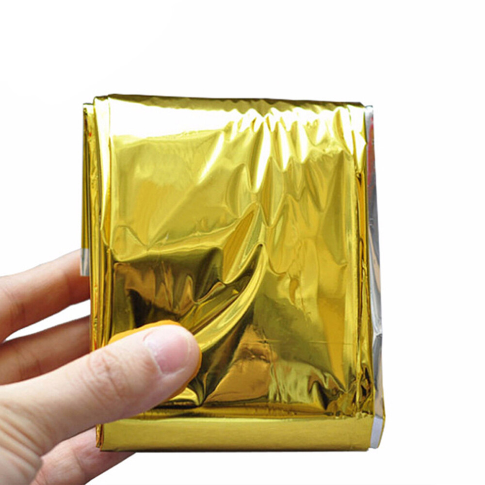 Emergency Blanket Aluminum Foil Space Blankets Survival Bulk Outdoor