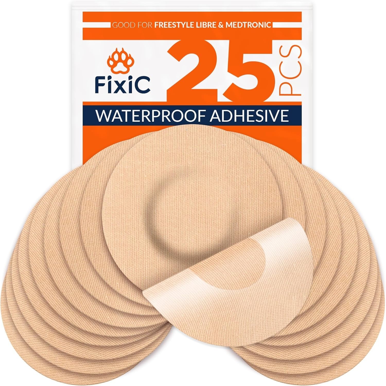 Freestyle Adhesive Patch 25 PCS – Secure Sensor Fixation for Libre & Guardian