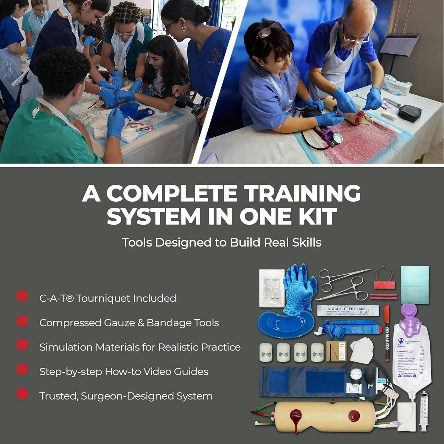 Accredited Bleeding Control Kit with Online Course: Master Emergency Response
