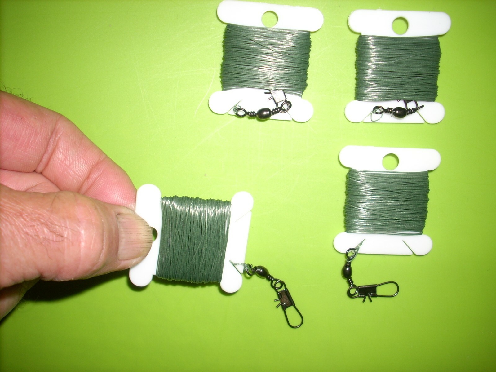 Trip Wire Alarm, 4ea X 25ft Line, Snare, Fishing, General Purpose, Survival,