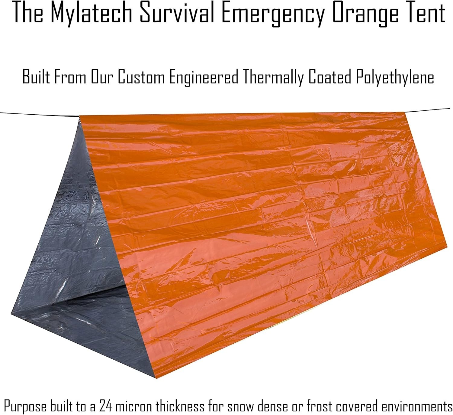 EMERGENCY TENT🔥XL TUBE TENT MADE FOR MAX HEAT RETENTION * 95%+ HEAT REFLECTION⛺