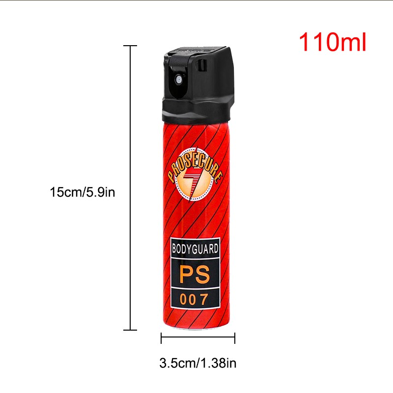 4 Pack Personal Safety Spray Self Defense Portable Red Security Canisters