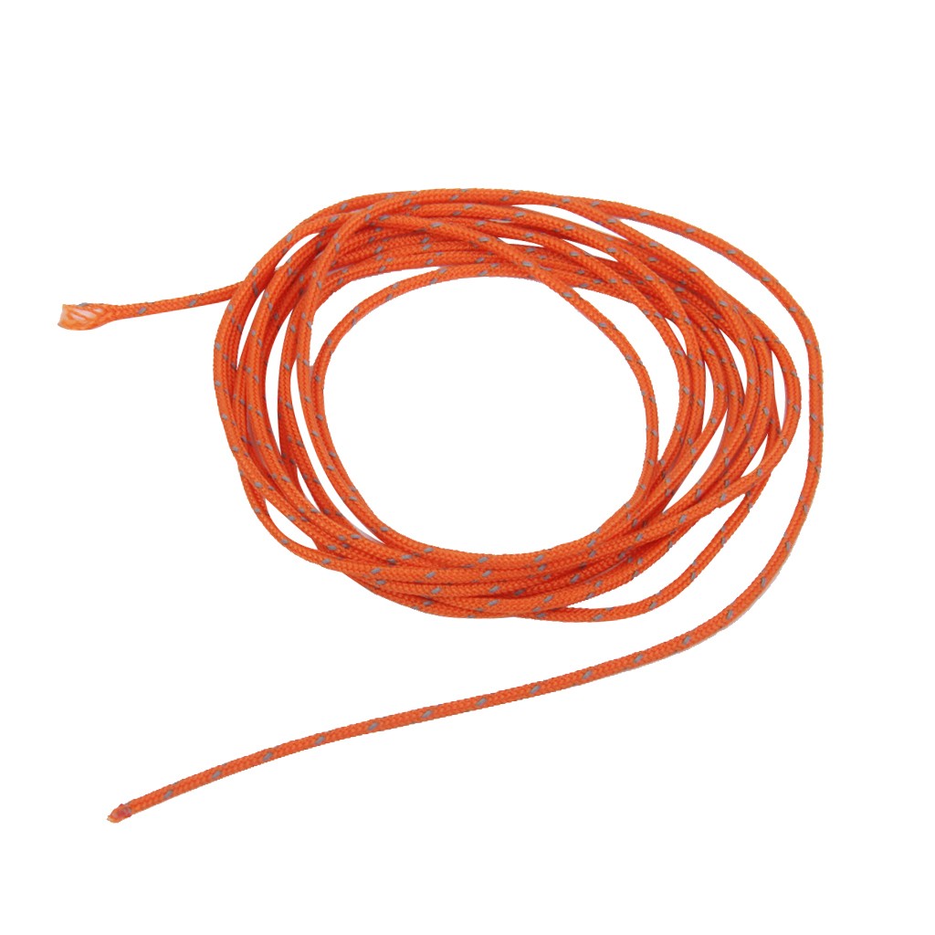 10 Pieces Tent Clamp Snap Clips + 20m Tent Guy Line Rope Cord Paracord