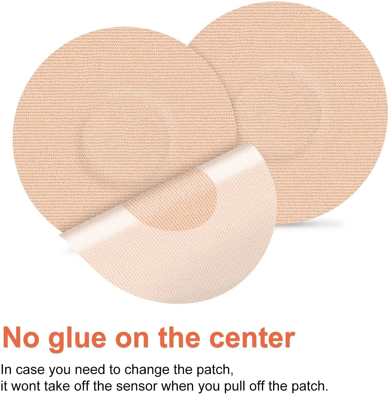 Freestyle Adhesive Patches 25Pack Waterproof Libre2/3 Sensor Covers Flesh