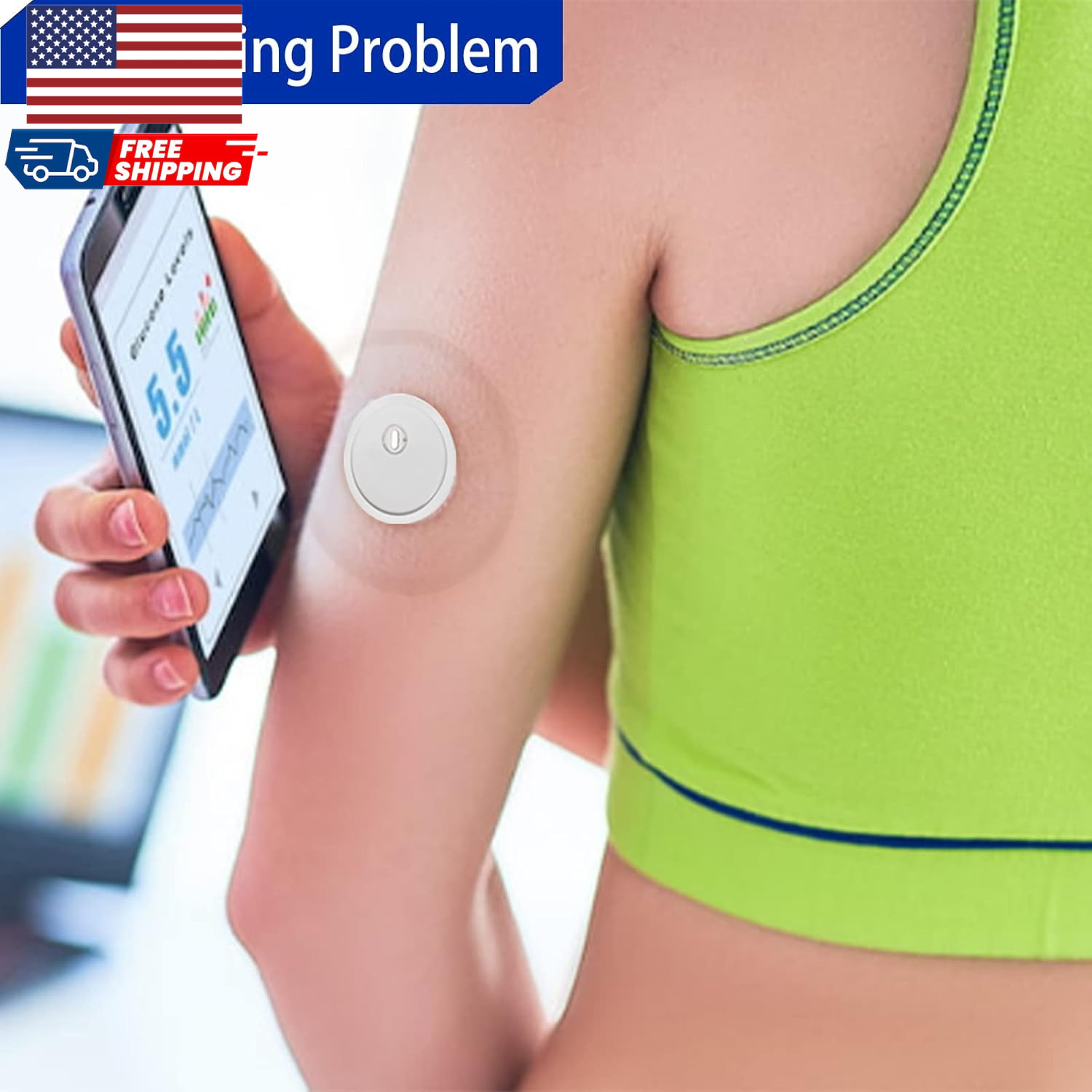 60Pack Libre 3 plus Sensor Covers Waterproof Adhesive Patches for Freestyle Gluc