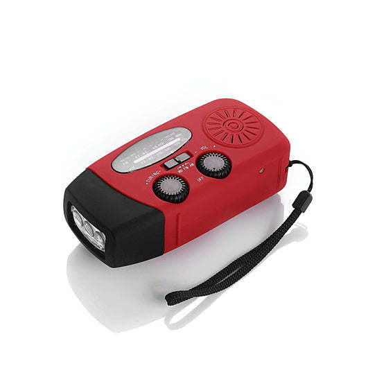 Storm Safe Emergency AM/FM/NOAA Weather Band Radio With Solar Flash Light