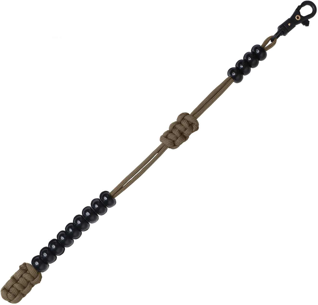 Coyote Tactical Paracord Pace Counter Beads Bracelet for Navigation Army Ranger