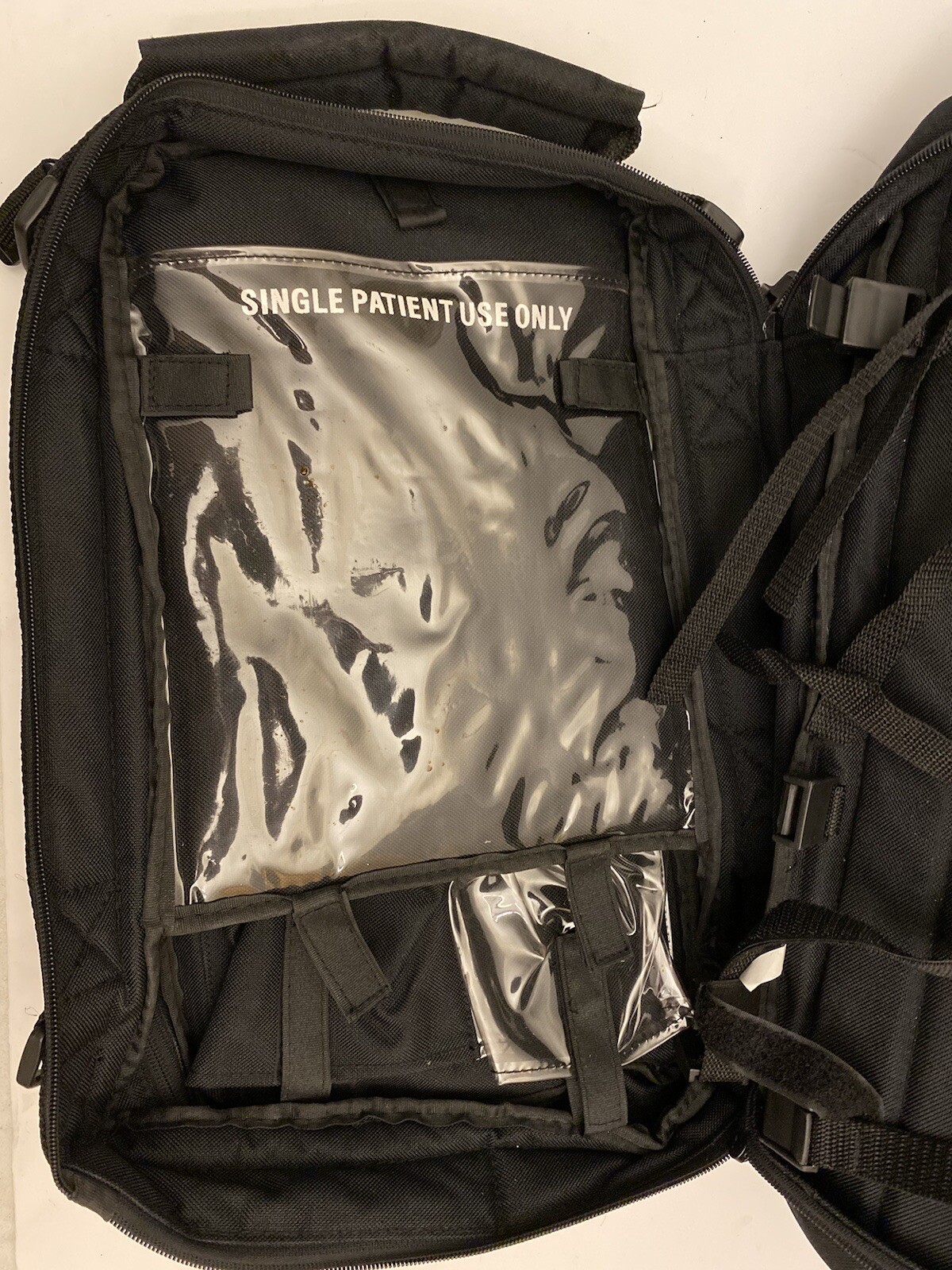 Dispouchables Medical Emergency Bag Supplies Backpack Black BAG ONLY