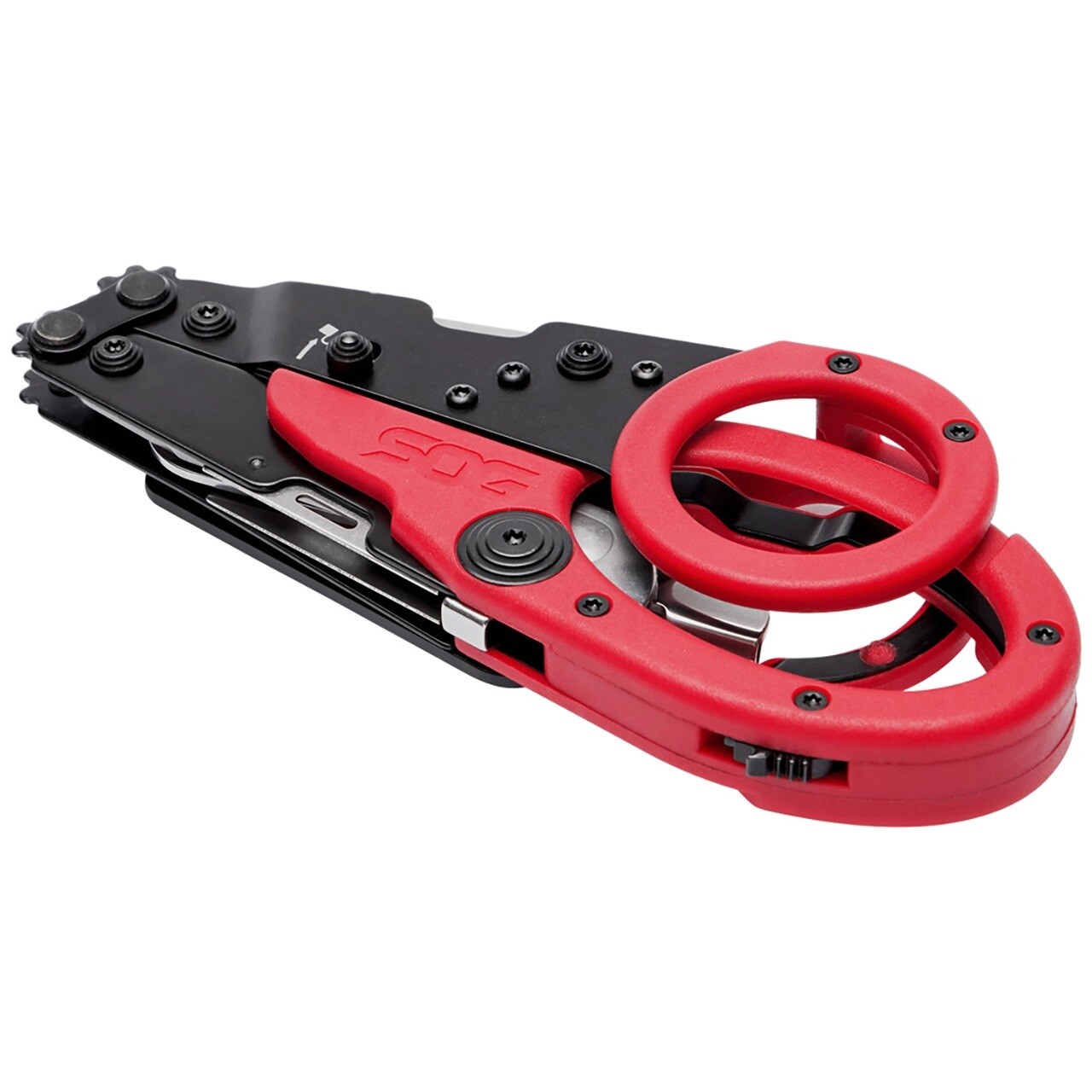 SOG PARA SHEARS MULTI-FUNCTION FOLDING EMERGENCY TRAUMA SHEARS 11 ON-BOARD TOOLS