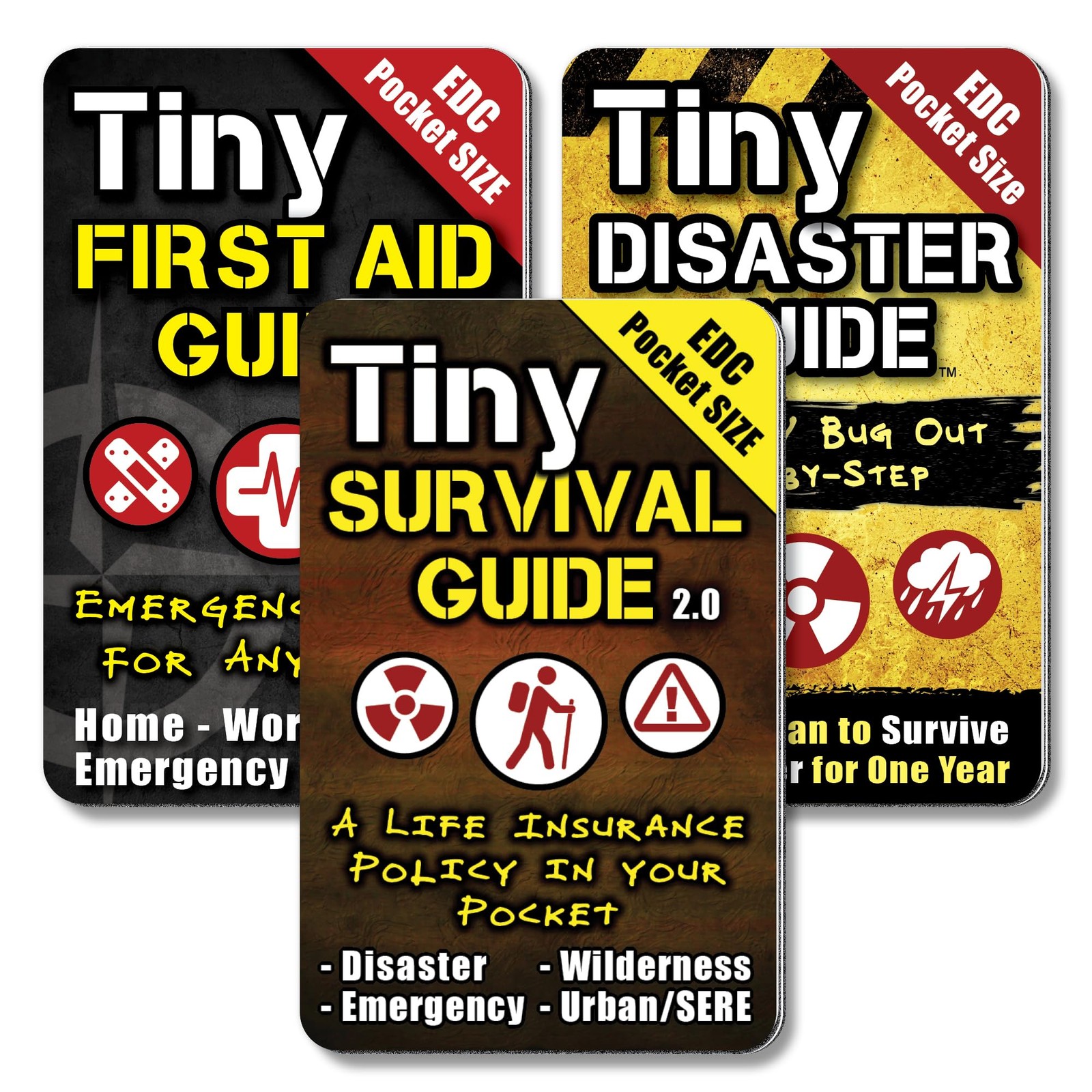 Tiny Survival, Disaster & First Aid Guide – Pocket Preparedness Handbooks for…