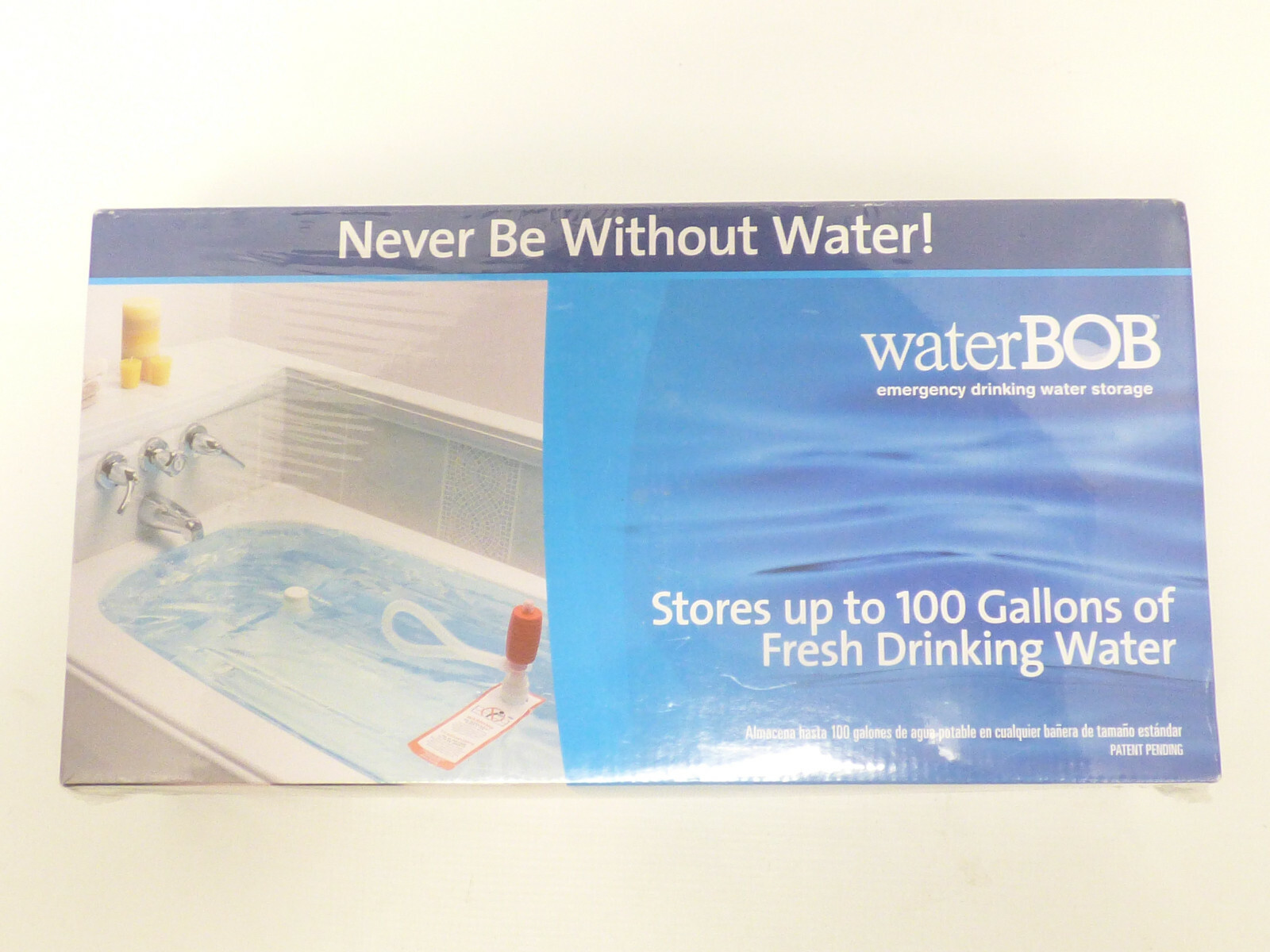NEW WaterBOB Emergency Survival Bathtub 100 Gal BPA Free Drinking Water