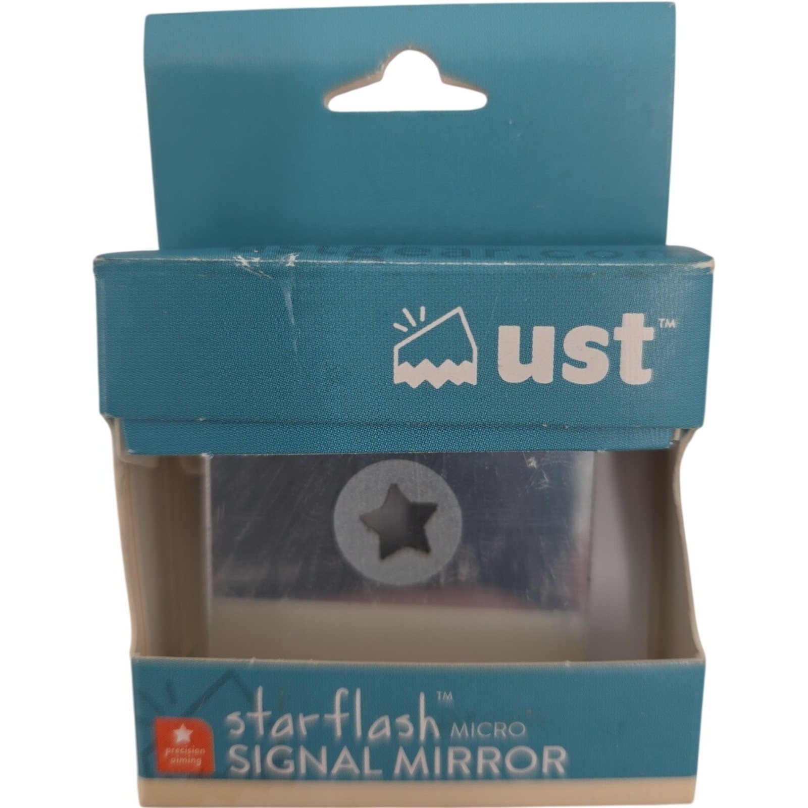 UST Starflash Micro Signal Mirror Survival Emergency Rescue Tool with Box
