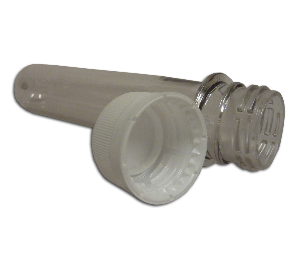 Cache Tube 5 pack Clear Waterproof Storage Container Baby Soda Bottle Preform