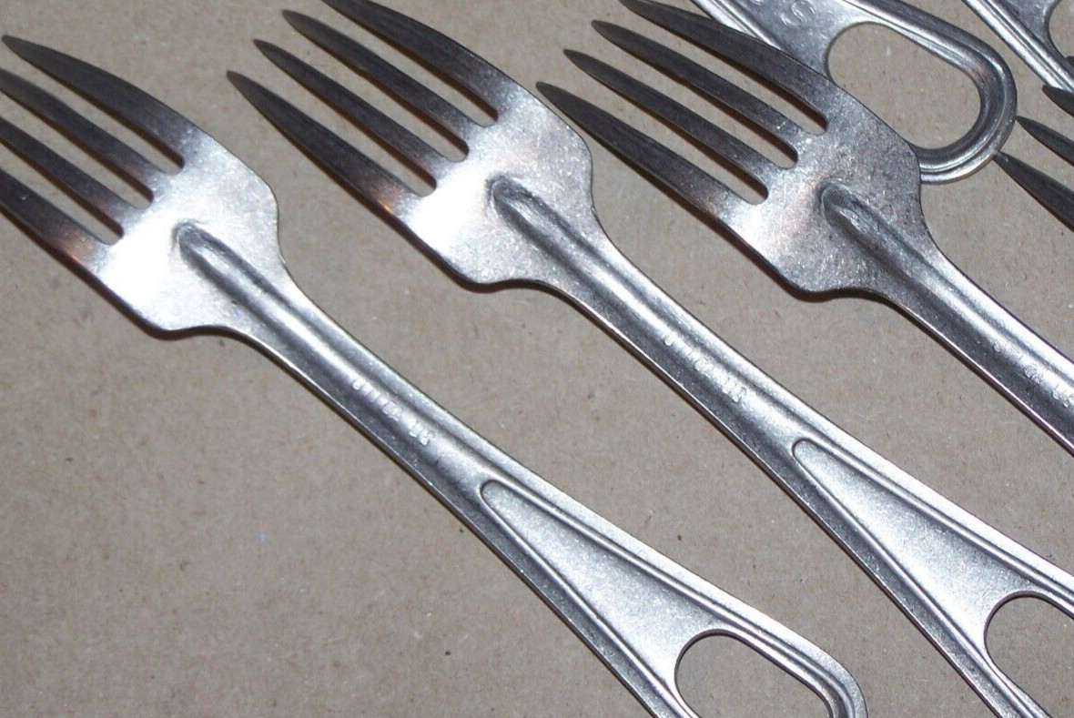 10 Military Fork Mess Utensil Silverware UCCO+ Shelby P38 Camping Hiking Scouts