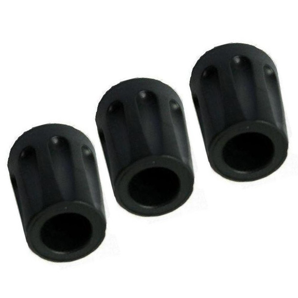 Trekking Pole Tips Replacement Long Lasting Rubber Feet (3pcs) for Hiking Poles