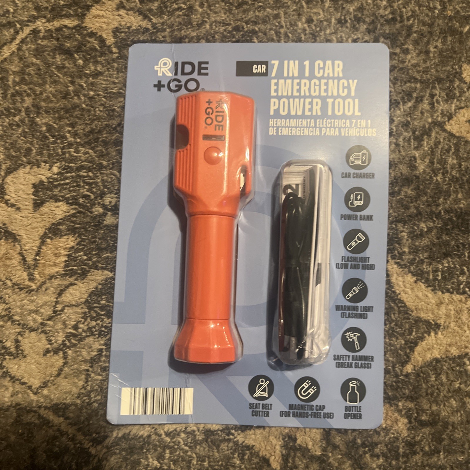 RIDE + GO CAR 7 IN 1 EMERGENCY POWER TOOL BRAND NEW