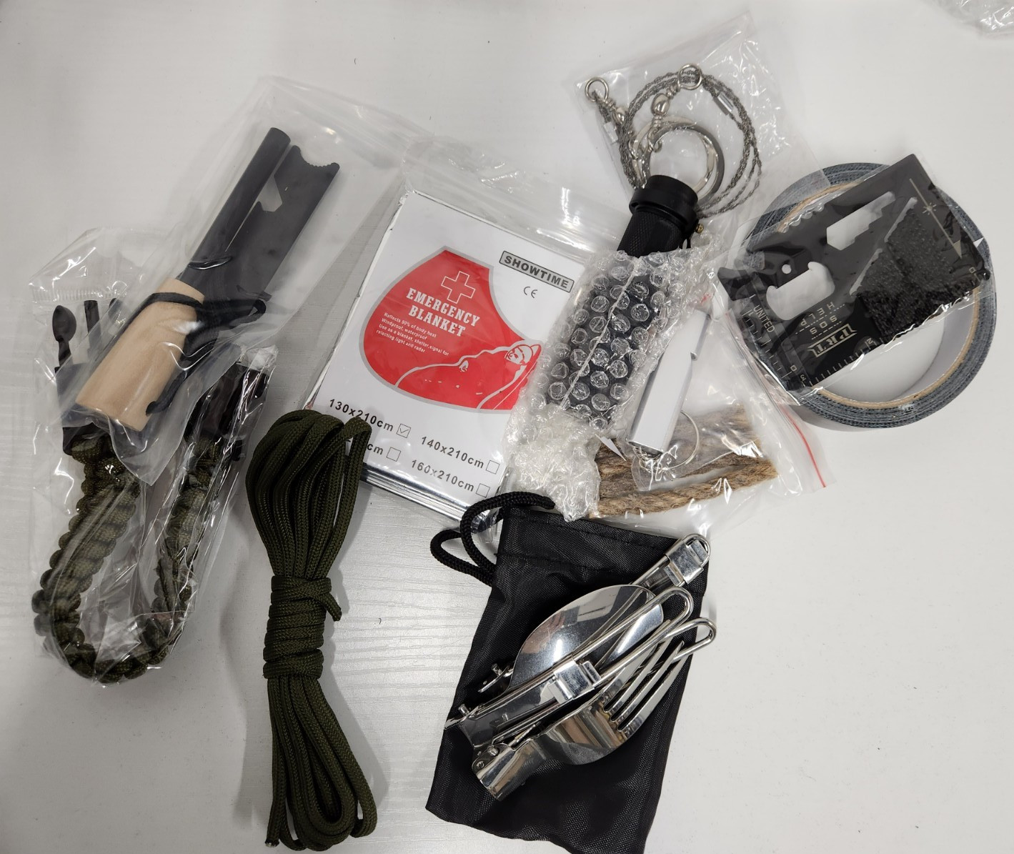 Emergency Survival Kit 369 Pieces Go Bag, Bug Out Bag, Disaster Preparedness Kit