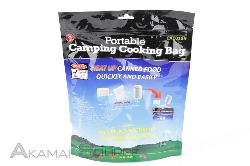 Lot 2 Quick Cooking Bag Camping Hiking Survival & Emergency Doomsday Prep Tool