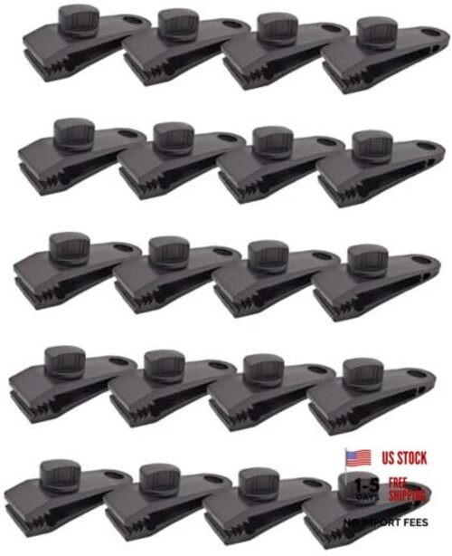 s, 20 Pack Heavy Duty Clamps for Tent 20pcs Tarp Clip