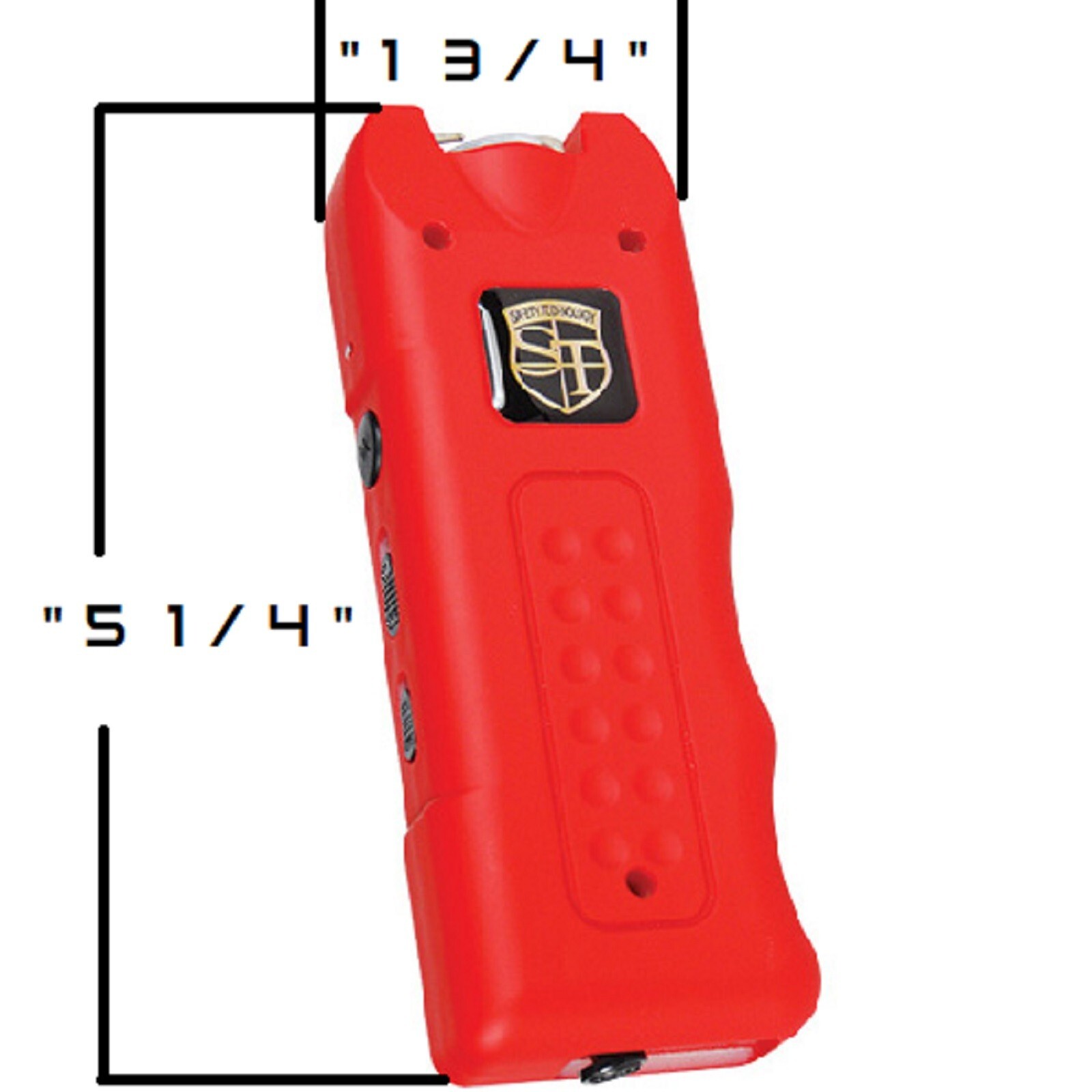 Multiguard 80 million volt Red Stun Gun Rechargeable LED Flashlight 120 DB alarm