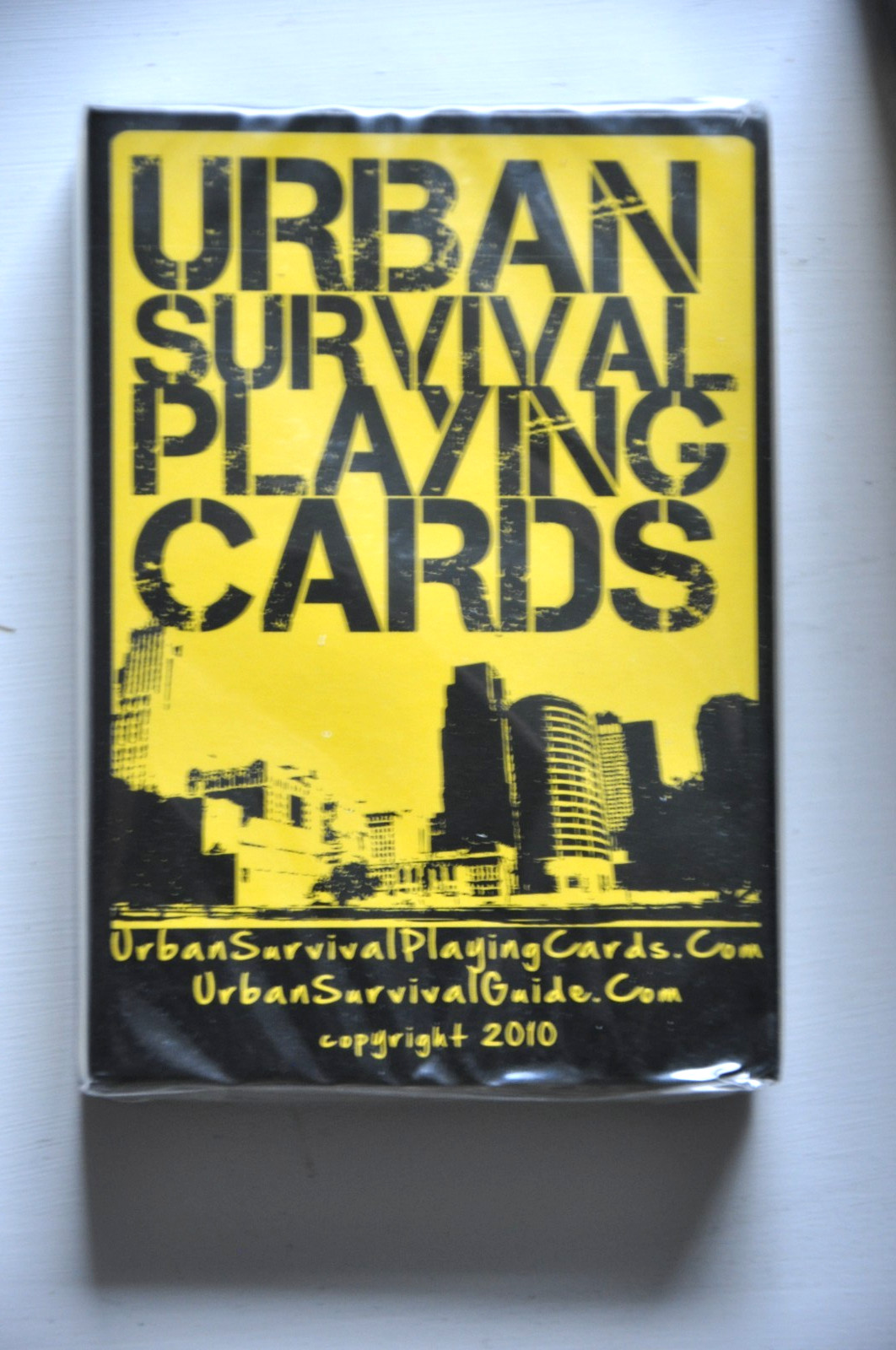 TWO New Sealed Decks Urban Survival Playing Cards Tips Secrets READ Description