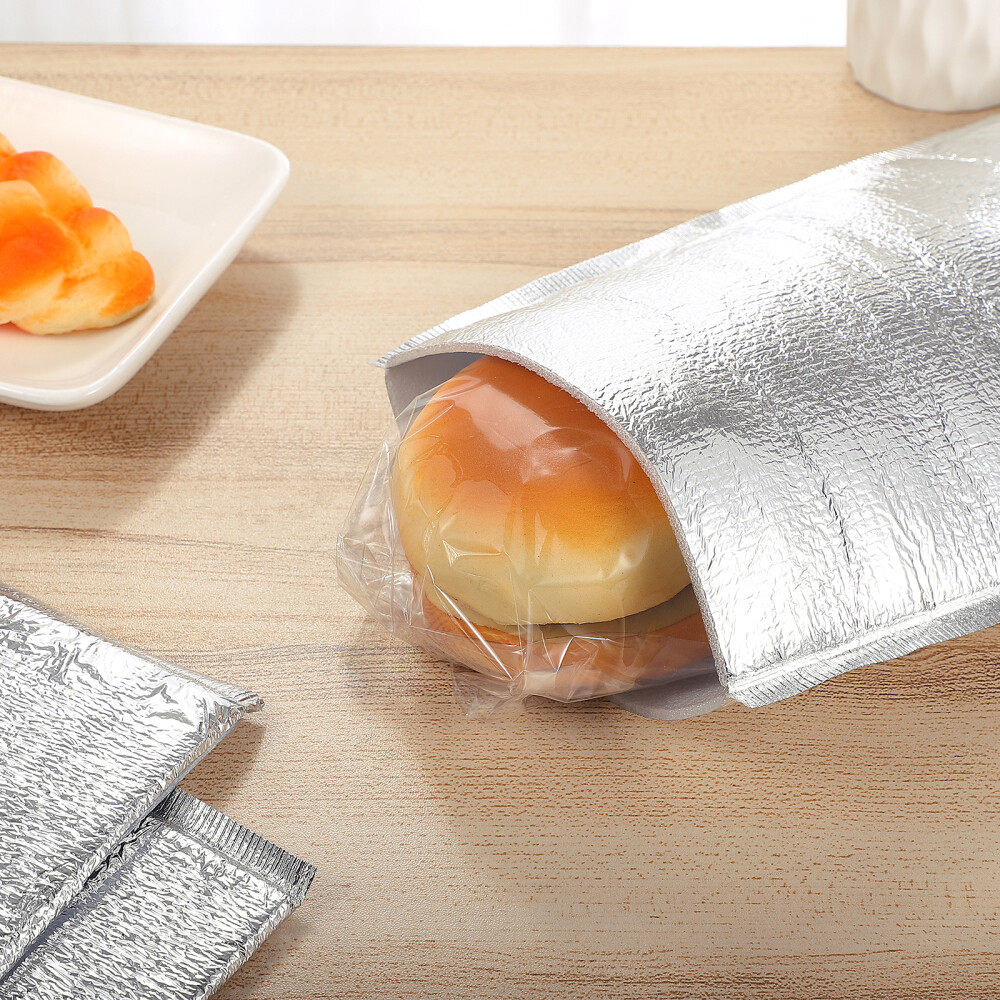 20PCS Insulation Lunch Bag Reusable Sandwich Bags Food Packing Thermal Bags