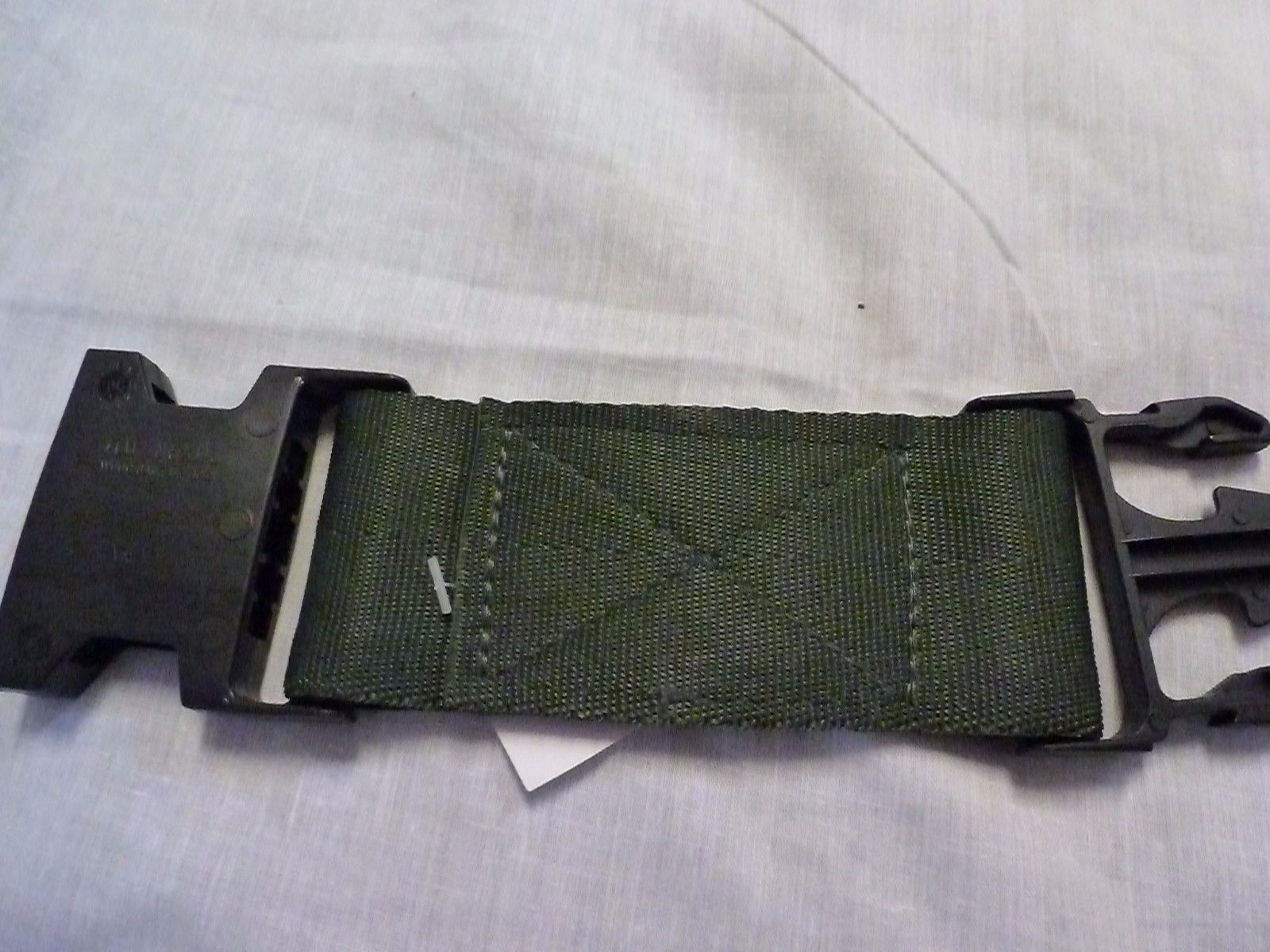 NEW US Military LBV OD Web Pistol Equipment BELT EXTENDER Black Nexus Buckle NOS