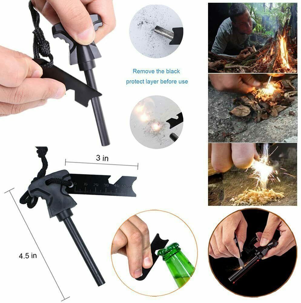 14-In-1 Outdoor Emergency Survival Kit -camping, hiking, travel ^j