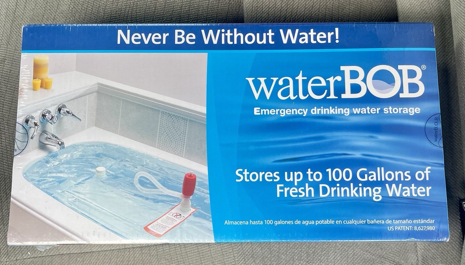 waterBOB Emergency Drinking Water Storage Up To 100 Gallons Survival Kit Fresh