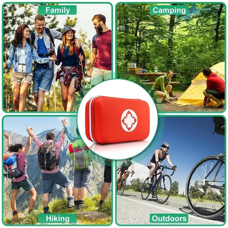 Portable First Aid Kit Small/large for Camping Hiking Hunting Emergency Use