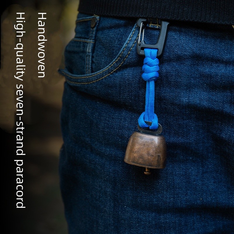 Super Loud Outdoor Iron Cowbell Perfect for Camping & Hiking