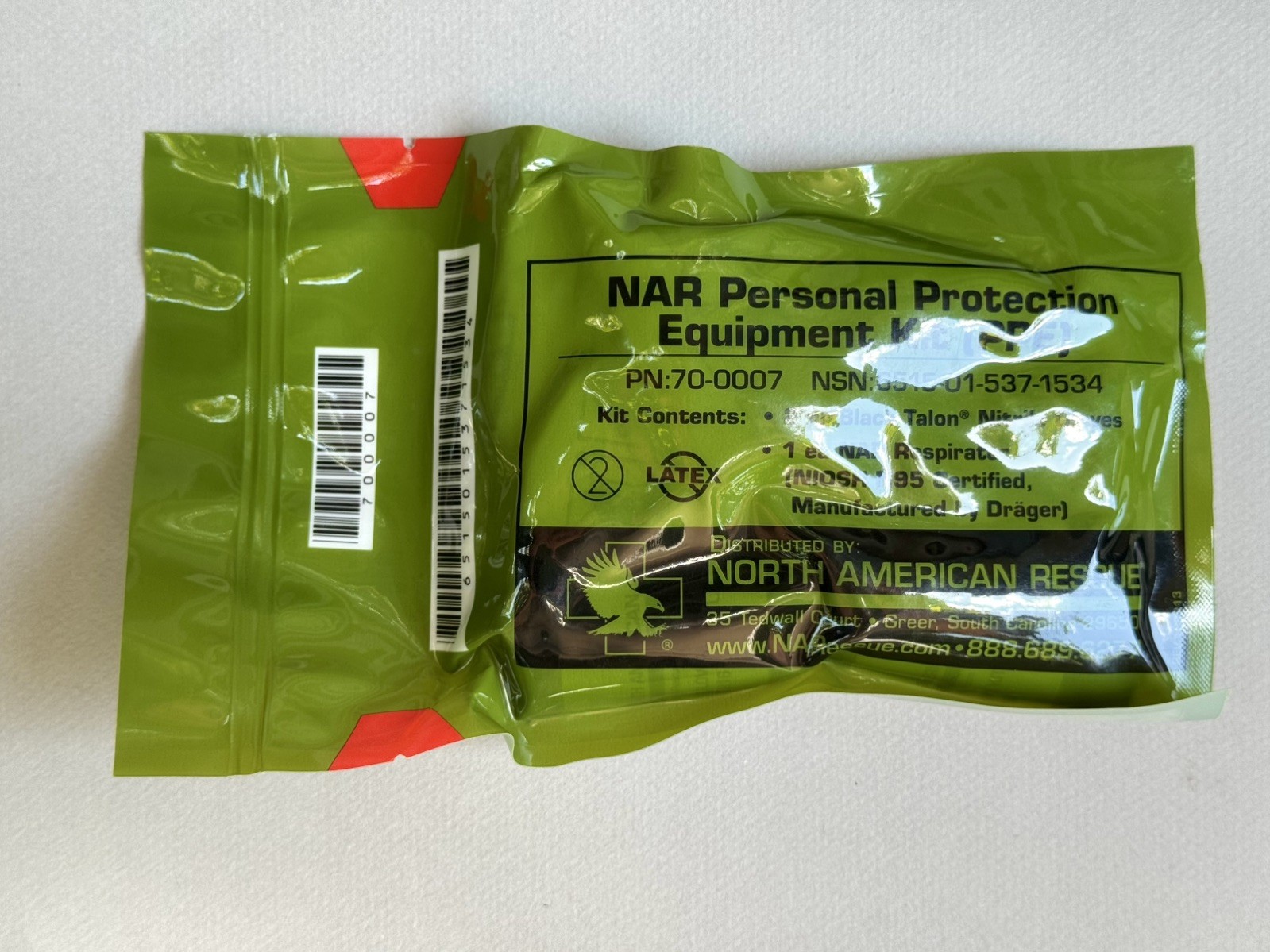 North American Rescue NAR-4 Chest Pouch Kit OD Green + NAR 6.25 Responder Shears