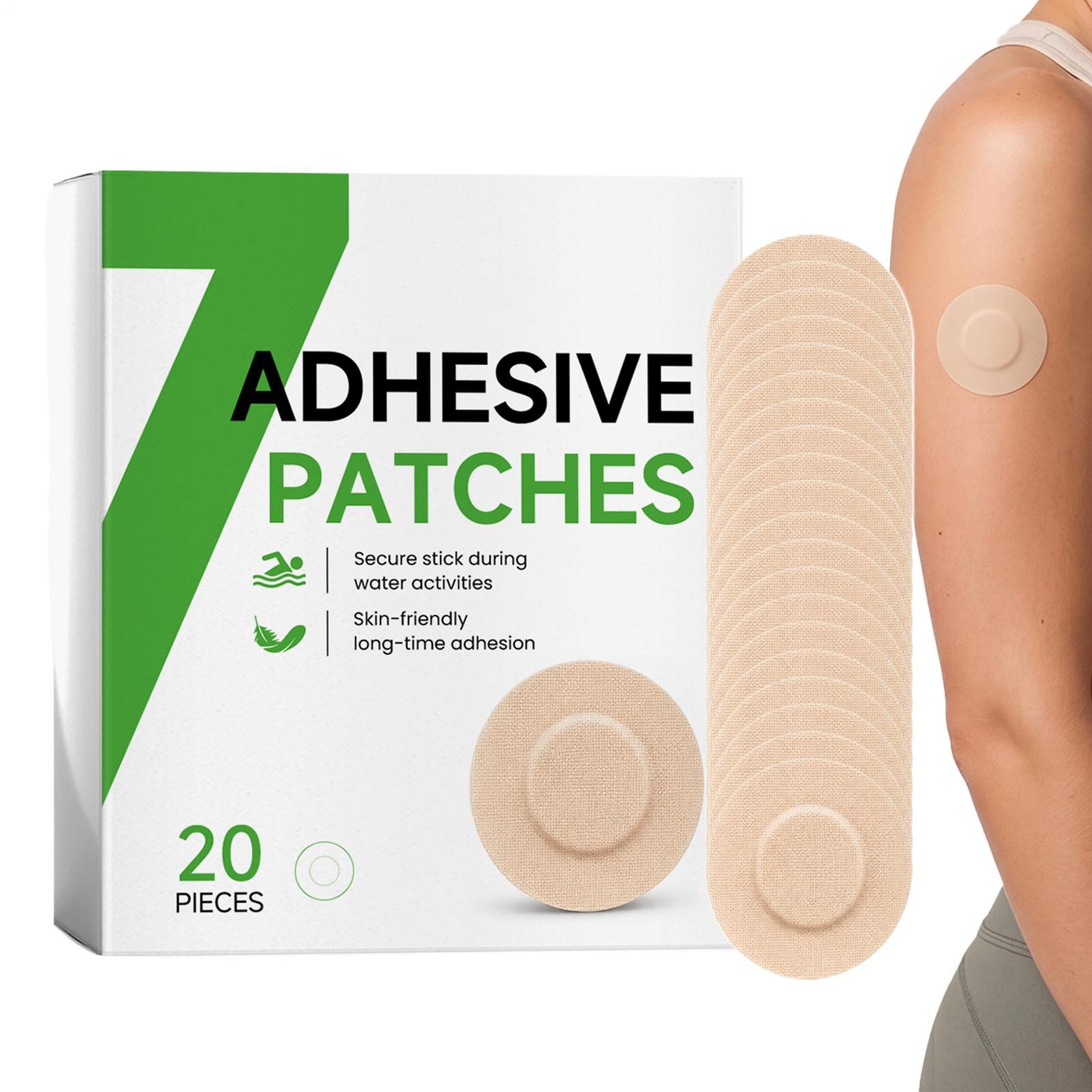 20* G7 Adhesive Patches Waterproof Over Patches For G7 & Stelo Flexible CGM Tape